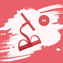 Load image into Gallery viewer, Fit™: 4-Tube Pedal Fitness Rope for Woman & Men - Fitness Gum 4 Tube Resistance Bands Latex Pedal Exerciser Sit-up Pull Rope Expander Elastic Bands Yoga equipment Pilates Workout