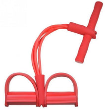 Load image into Gallery viewer, Fit™: 4-Tube Pedal Fitness Rope for Woman & Men - Fitness Gum 4 Tube Resistance Bands Latex Pedal Exerciser Sit-up Pull Rope Expander Elastic Bands Yoga equipment Pilates Workout