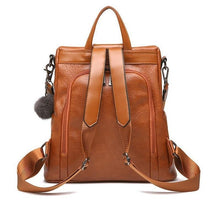 Load image into Gallery viewer, PREMIUM™ Premium Leather Three Way Anti-Thief Women&#39;s Backpack

