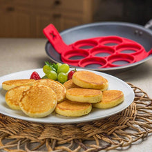 Load image into Gallery viewer, Flip Cooker - Non Stick Egg Pancake Maker Ring Kitchen Baking Omelet Moulds Flip cooker Egg Ring Mold
